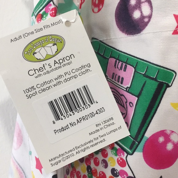 Chefs apron Two lumps of sugar gumball - Picture 3 of 7